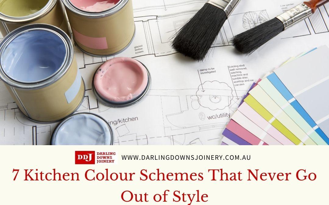 7 Kitchen Colour Schemes That Never Go Out of Style